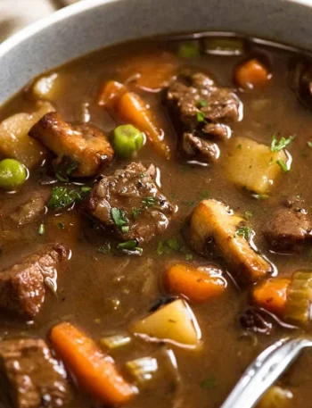 Vegetable Beef Soup (Fall apart beef!)