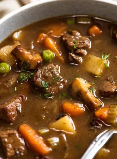 Vegetable Beef Soup (Fall apart beef!)