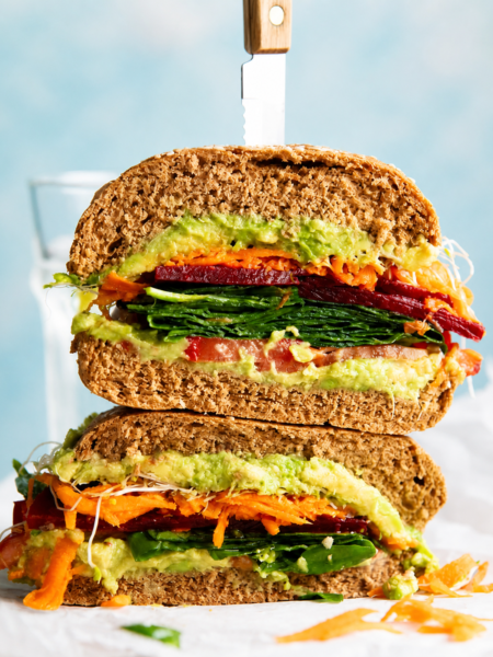 🥪 Salad Sandwich (Healthy & Fresh Veggie Sandwich)
