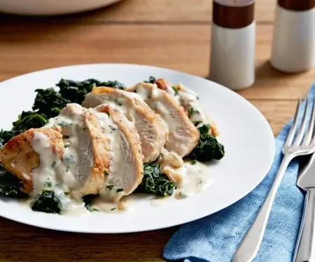 Creamy Chicken Florentine Style Recipe – Easy Homemade Dinner